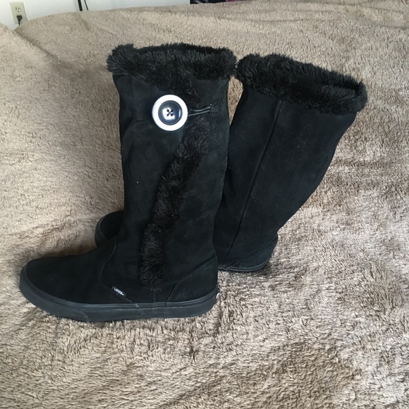vans fur lined boots